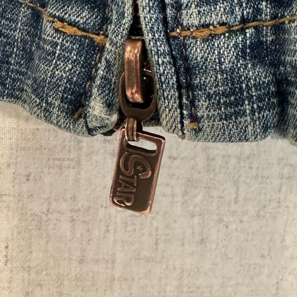 STAR Denim Pure Indigo Jacket Size Large - Picture 5 of 12